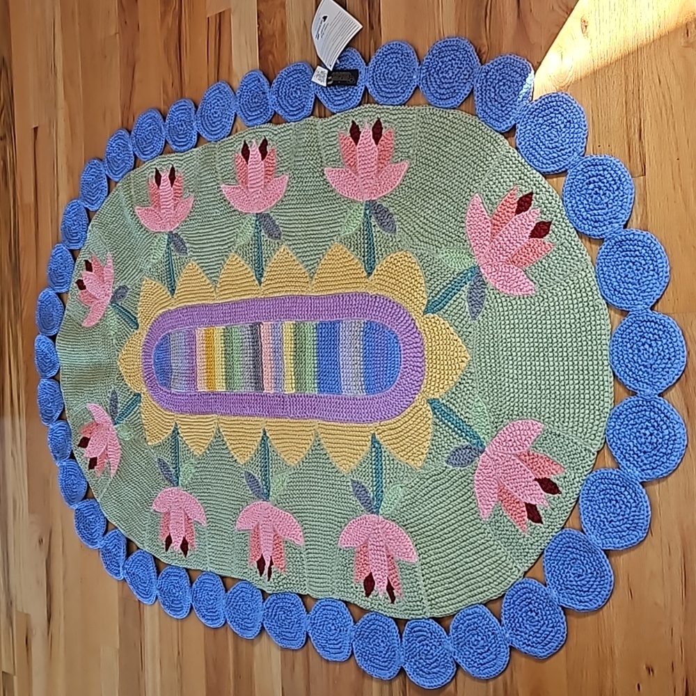 NWT JODI BOUSSON HANDMADE RUG